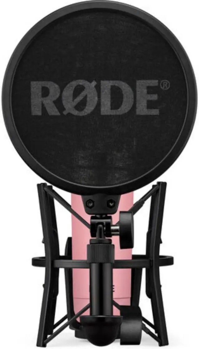 Alt view image 2 of 7 - RODE NT1 Signature Series Large-Diaphragm Condenser Microphone (Pink)