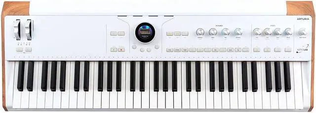 Alt view image 2 of 7 - Arturia Astrolab Avant-Garde Stage Keyboard with Analog Lab Pro Integration Bundle with X-Style Piano Bench, Double-X Keyboard Stand, Sustain Pedal and Keyboard Dust Cover