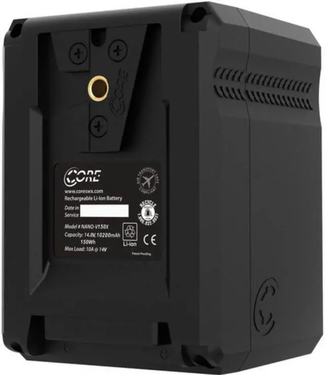 Alt view image 4 of 12 - Core SWX NANOX V150 Micro 150Wh Li-Ion Battery (V-Mount)