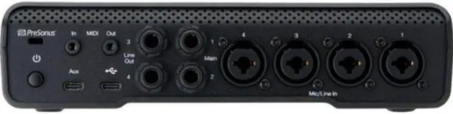 Alt view image 4 of 6 - PreSonus Quantum ES 4 USB-C Audio Interface