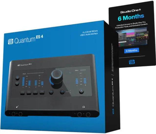 Alt view image 6 of 6 - PreSonus Quantum ES 4 USB-C Audio Interface