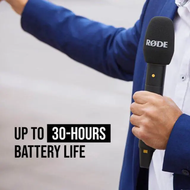 Alt view image 3 of 14 - RODE Interview PRO Wireless Handheld Condenser Microphone
