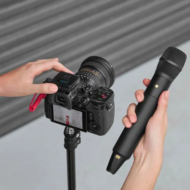 Alt view image 7 of 14 - RODE Interview PRO Wireless Handheld Condenser Microphone