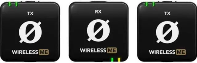 Alt view image 2 of 14 - RODE Wireless ME Dual Compact Digital Wireless Microphone System (2.4 GHz, Black)
