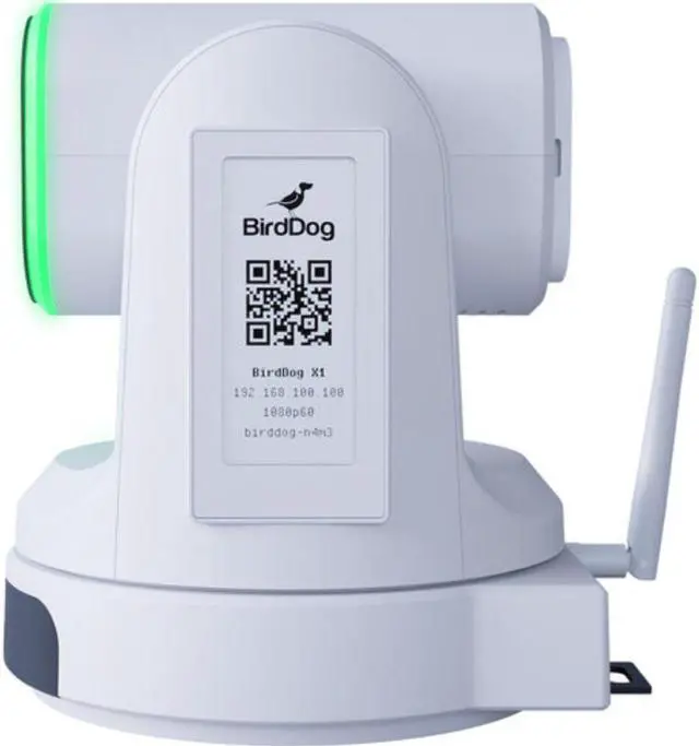 Alt view image 4 of 9 - BirdDog X1 PTZ Camera with 20x Zoom (White)