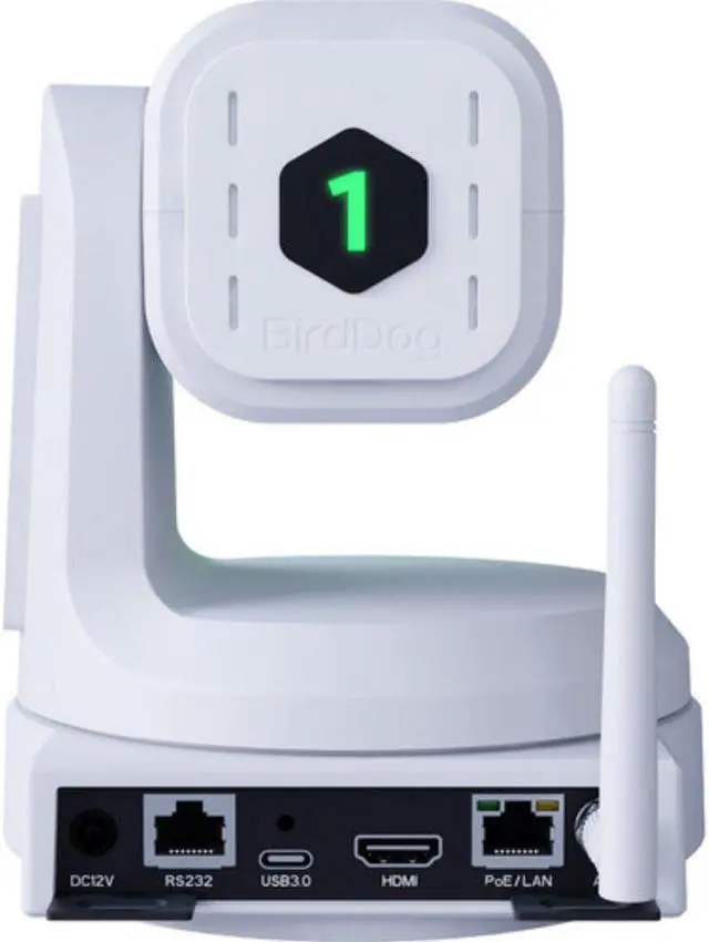Alt view image 5 of 9 - BirdDog X1 PTZ Camera with 20x Zoom (White)