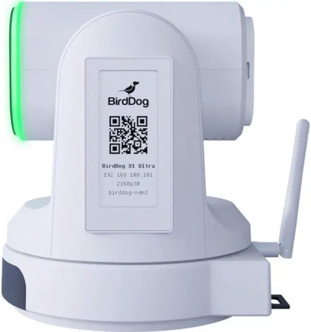 Alt view image 4 of 10 - BirdDog X1 Ultra PTZ Camera with 12x Zoom (White)