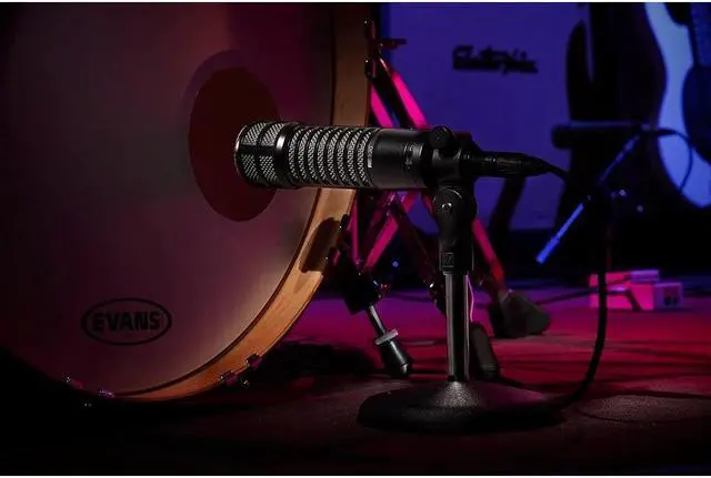 Alt view image 4 of 7 - Electro-Voice RE-320 Premium Dynamic Microphone Bundle with Microphone Preamp/Channel Strip and XLR- XLR Cable