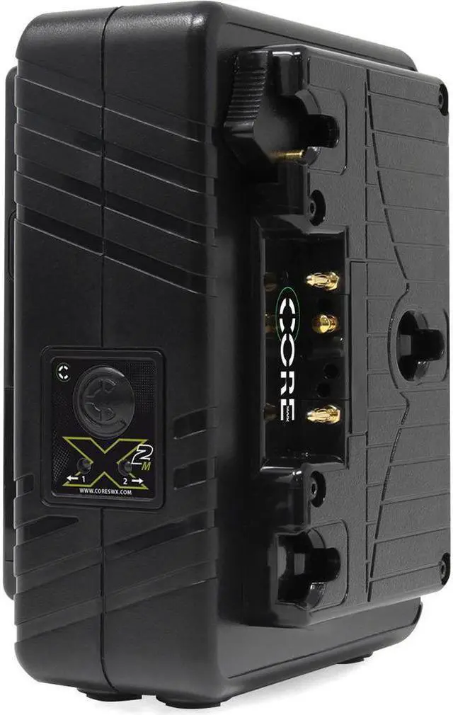 Alt view image 7 of 7 - Core SWX NANOX G98 Micro 98Wh Li-Ion Battery (Gold Mount) Bundle with Core SWX GPM-X2A Mini Dual Travel Battery Charger