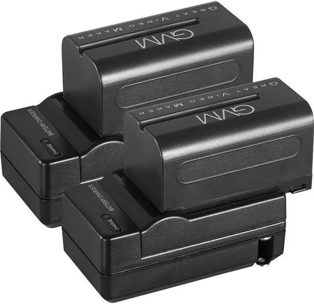 Alt view image 6 of 7 - Hollyland Cosmo C1 SDI/HDMI Wireless Video Transmission System Bundle with GVM NP-F750 4400mAh Batteries Plus Chargers and HDMI Cable 6'