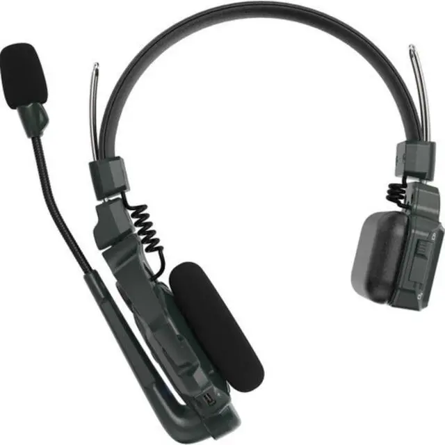 Alt view image 3 of 7 - Hollyland Solidcom C1-2S Full-Duplex Wireless DECT Intercom System with 2 Headsets (1.9 GHz)