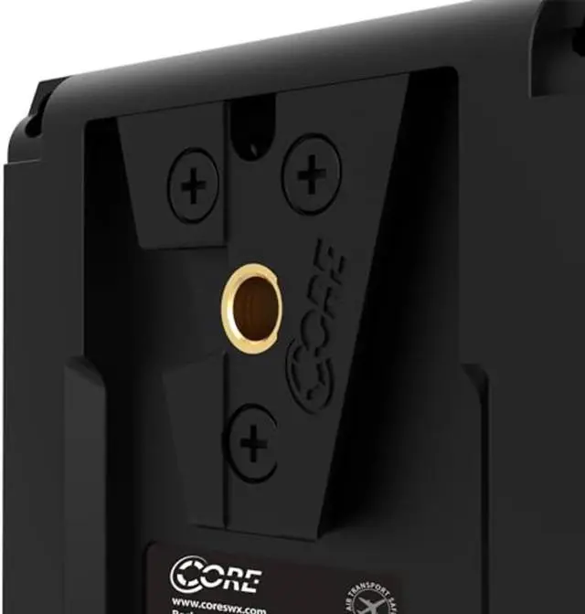 Alt view image 5 of 7 - Core SWX NANOX V150 Micro 150Wh Li-Ion Battery (V-Mount) Bundle with Core SWX Compact Quad Micro Battery Fast Charger (V-Mount)