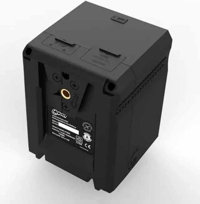 Alt view image 4 of 7 - Core SWX NANOX V150 Micro 150Wh Li-Ion Battery (V-Mount) Bundle with Core SWX Compact Quad Micro Battery Fast Charger (V-Mount)