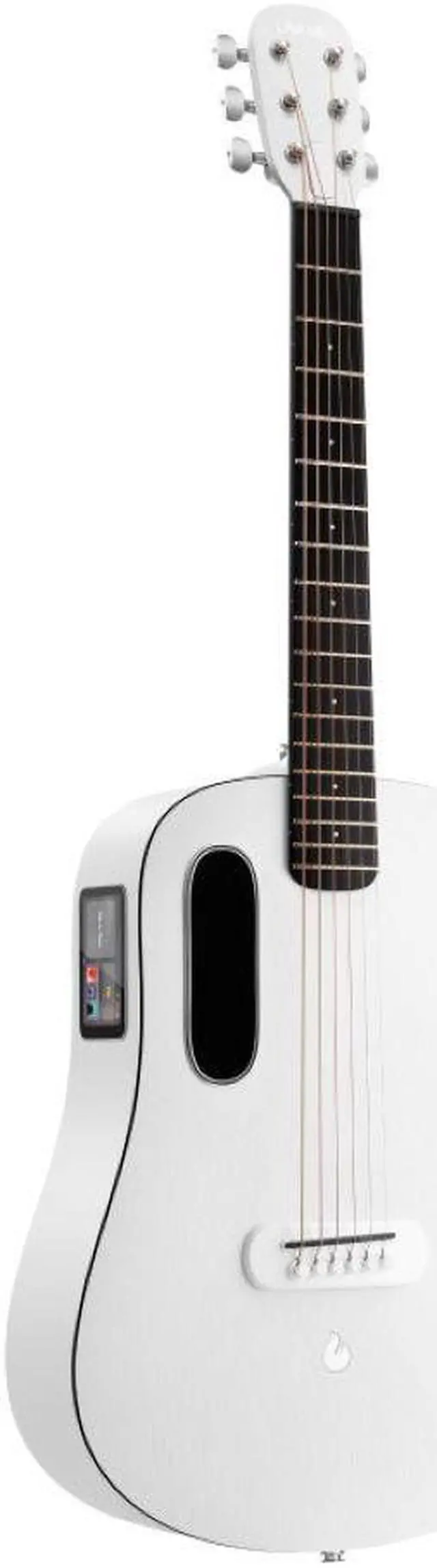 Alt view image 2 of 7 - LAVA ME PLAY 36" with Lite Bag Frost White Bundle with Gator Rok-It Tripod Guitar Stand, Kopul Premium Performance Series Right Angle Cable and Fender Celluloid Guitar Picks Shape Medium 12-Pack