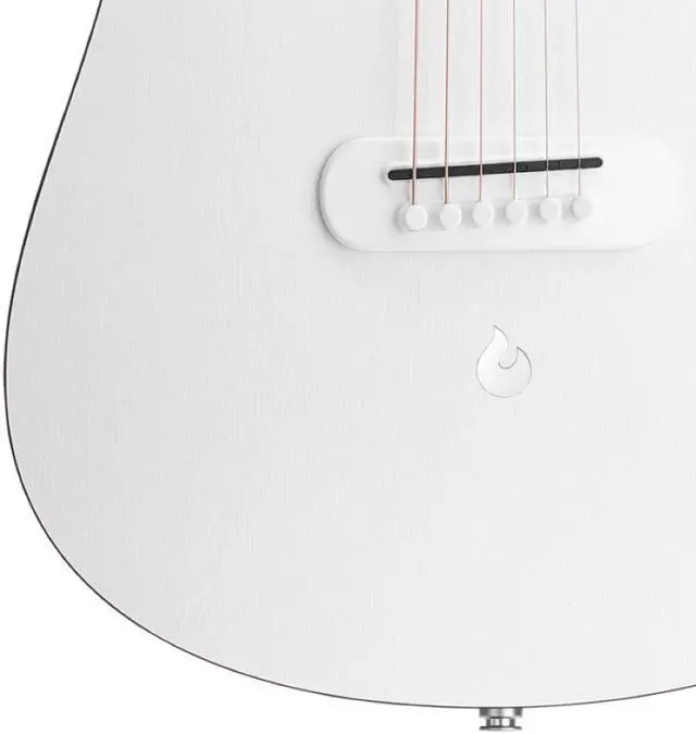 Alt view image 4 of 7 - LAVA ME PLAY 36" with Lite Bag Frost White Bundle with Gator Rok-It Tripod Guitar Stand, Kopul Premium Performance Series Right Angle Cable and Fender Celluloid Guitar Picks Shape Medium 12-Pack