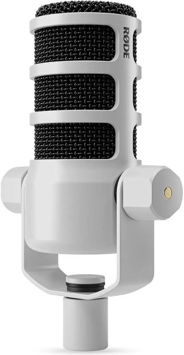 Alt view image 4 of 13 - RODE Microphone RODE  PodMic Dynamic Podcasting Microphone (White)