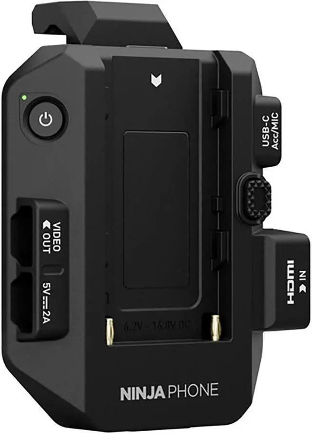 Alt view image 3 of 7 - Atomos Ninja Phone Video Co-Processor Bundle with NP-F770 Lithium-Ion Battery Pack, Compact AC/DC Charger & Screen Cleaning Wipes