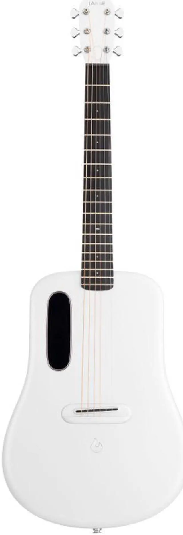 Alt view image 2 of 7 - LAVA ME 4 Carbon 36 with Airflow Bag White Bundle with Rok-It Tripod Guitar Stand, Kopul PREM Performance Series Right Angle Cable and Celluloid Guitar Picks Shape Medium 12-Pack
