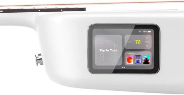 Alt view image 3 of 7 - LAVA ME 4 Carbon 38" with Airflow Bag White Bundle with Rok-It Tripod Guitar Stand, Kopul PREM Performance Series Right Angle Cable and Celluloid Guitar Picks Shape Medium 12-Pack