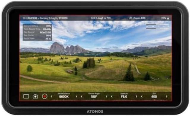 Alt view image 3 of 7 - Atomos Shinobi II Bundle with Watson NP-F770 Lithium-Ion Battery Pack (7.4V, 4400mAh), Watson Compact AC/DC Charger for L & M Series Batteries and Anti-Static Screen Cleaning Wipes (5-Pack)
