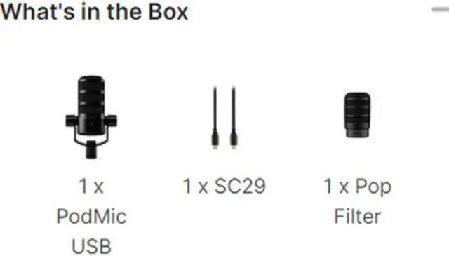 Alt view image 7 of 7 - RODE PodMic USB and XLR Dynamic Broadcast Microphone