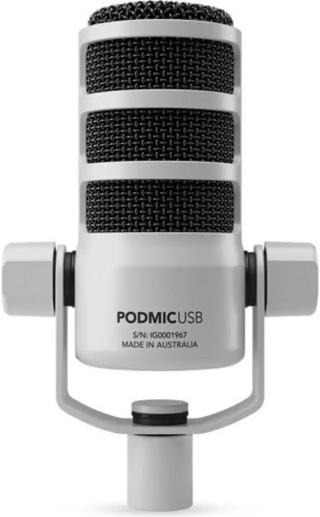 Main image of RODE PodMic USB and XLR Dynamic Broadcast Microphone (White)