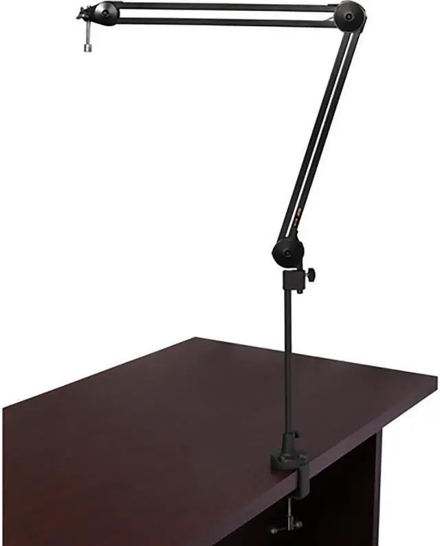 Alt view image 7 of 7 - RODE PodMic USB and XLR Dynamic Broadcast Microphone Bundle with Auray BAI-2N Two-Section Broadcast Arm with Internal Springs