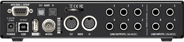 Alt view image 3 of 7 - RME Fireface UCX II Desktop 20x20 USB Audio/MIDI Interface Bundle with SONARWORKS SoundID Reference Speaker and Headphone Calibration Software with Measurement Microphone