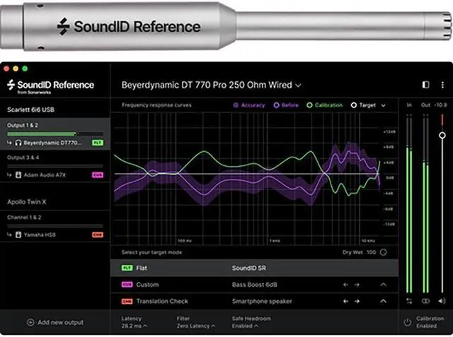 Alt view image 7 of 7 - RME Fireface UCX II Desktop 20x20 USB Audio/MIDI Interface Bundle with SONARWORKS SoundID Reference Speaker and Headphone Calibration Software with Measurement Microphone