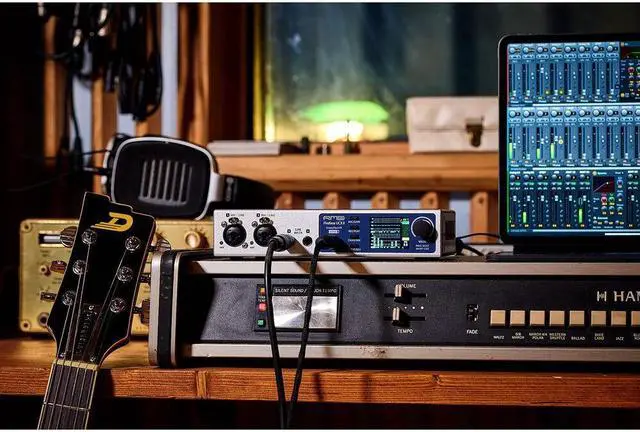 Alt view image 6 of 7 - RME Fireface UCX II Desktop 20x20 USB Audio/MIDI Interface Bundle with SONARWORKS SoundID Reference Speaker and Headphone Calibration Software with Measurement Microphone