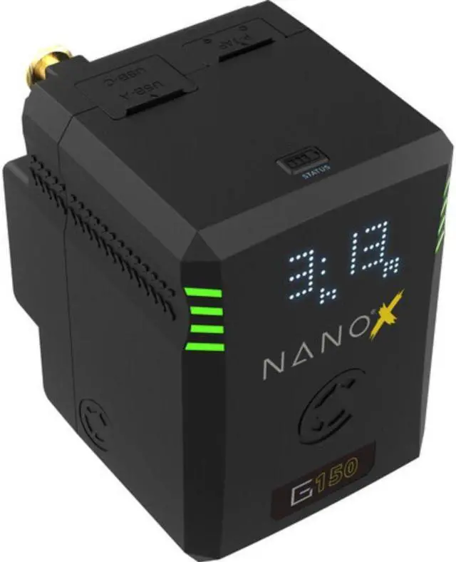 Alt view image 3 of 11 - Core SWX NANOX G150 Micro 150Wh Li-Ion Battery (Gold Mount)