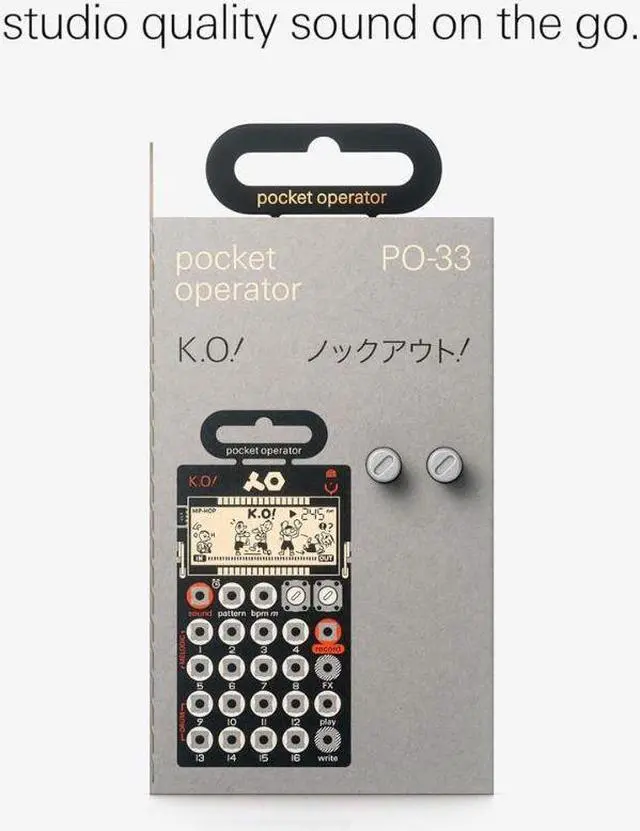 Alt view image 5 of 6 - teenage engineering PO-33 KO Pocket Operator Micro Sampler