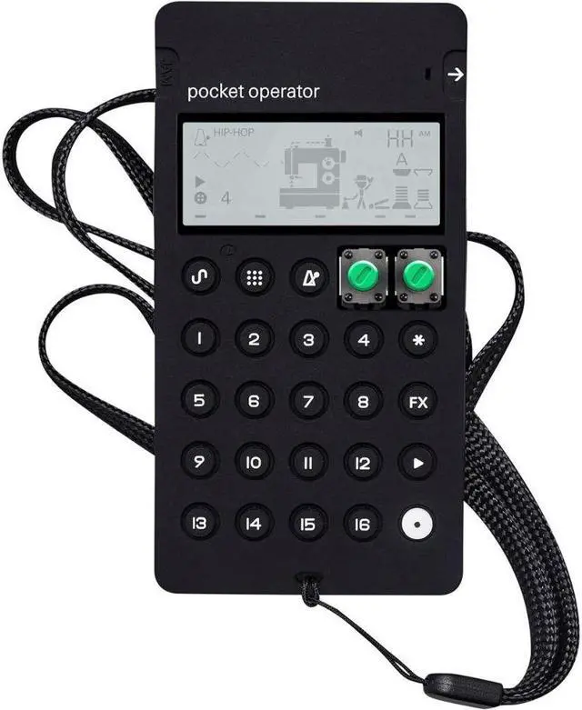 Alt view image 2 of 5 - teenage engineering CA-X Silicone Pro Case for Pocket Operator PO-32 (Black)