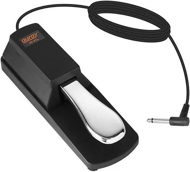 Alt view image 5 of 7 - Arturia KeyLab 61 mk3 Professional MIDI Controller and Software (Black) Bundle with Auray FP-P1L Sustain Pedal, Medium Keyboard Dust Cover, and 10' Black Midi cable