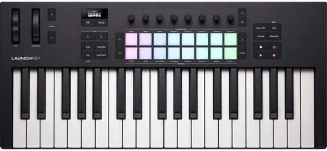 Alt view image 3 of 7 - Novation Launchkey 37 MK4 USB MIDI Keyboard Controller (37-Key)