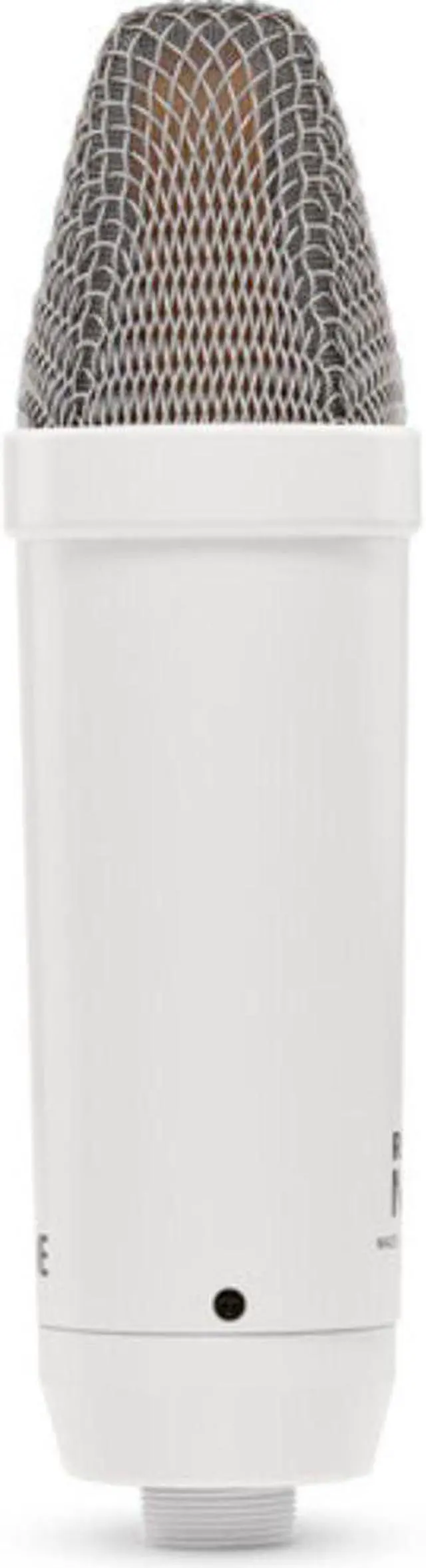 Alt view image 6 of 7 - RODE NT1 Signature Series Large-Diaphragm Condenser Microphone (White) Bundle with Mic Stand with Fixed Boom