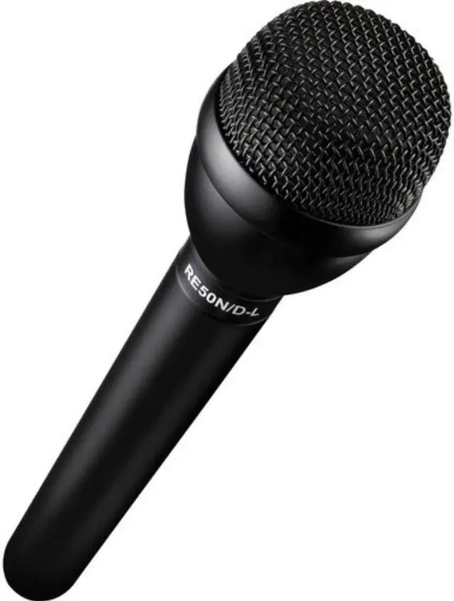 Main image of Electro-Voice RE50N/D-L Omnidirectional Dynamic Shockmounted ENG Microphone with Long Handle and Neodymium Capsule (Black)