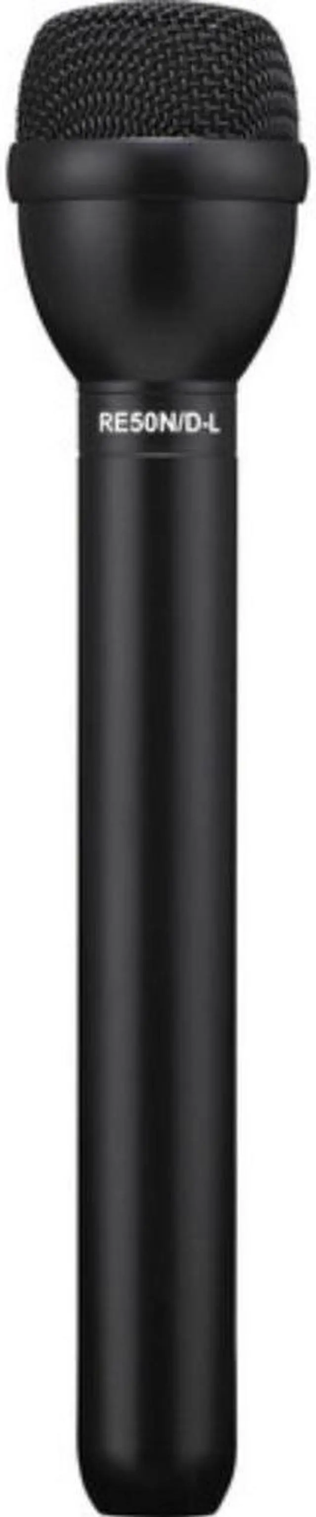 Alt view image 3 of 4 - Electro-Voice RE50N/D-L Omnidirectional Dynamic Shockmounted ENG Microphone with Long Handle and Neodymium Capsule (Black)