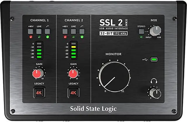 Alt view image 2 of 7 - Solid State Logic SSL 2 MKII - 2x2 USB Audio Interface