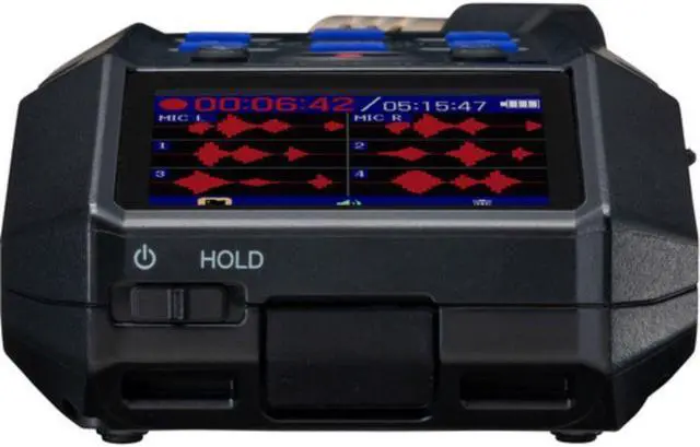 Alt view image 4 of 7 - Zoom H6essential 6-Track 32-Bit Float Portable Audio Recorder, Accessibility, Stereo Microphones, 4 XLR/TRS Combo Inputs, USB Interface, for Musicians, Podcasters Bundle with ZDM-1 Dynamic Microphone