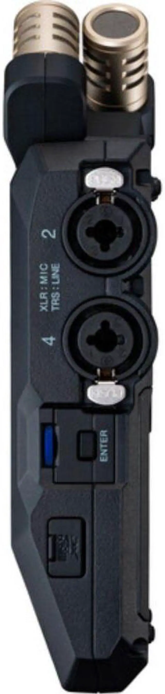 Alt view image 6 of 7 - Zoom H6essential 6-Track 32-Bit Float Portable Audio Recorder, Accessibility, Stereo Microphones, 4 XLR/TRS Combo Inputs, USB Interface, for Musicians, Podcasters Bundle with ZDM-1 Dynamic Microphone
