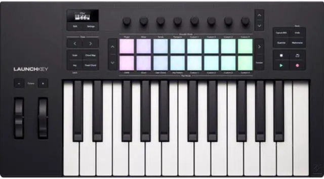 Alt view image 3 of 7 - Novation Launchkey 25 MK4 USB MIDI Keyboard Controller (25 Keys)