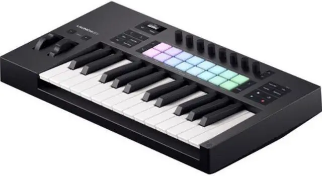 Alt view image 4 of 7 - Novation Launchkey 25 MK4 USB MIDI Keyboard Controller (25 Keys)