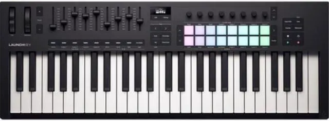 Alt view image 3 of 6 - Novation Launchkey 49 MK4 USB MIDI Keyboard Controller (49 Keys)