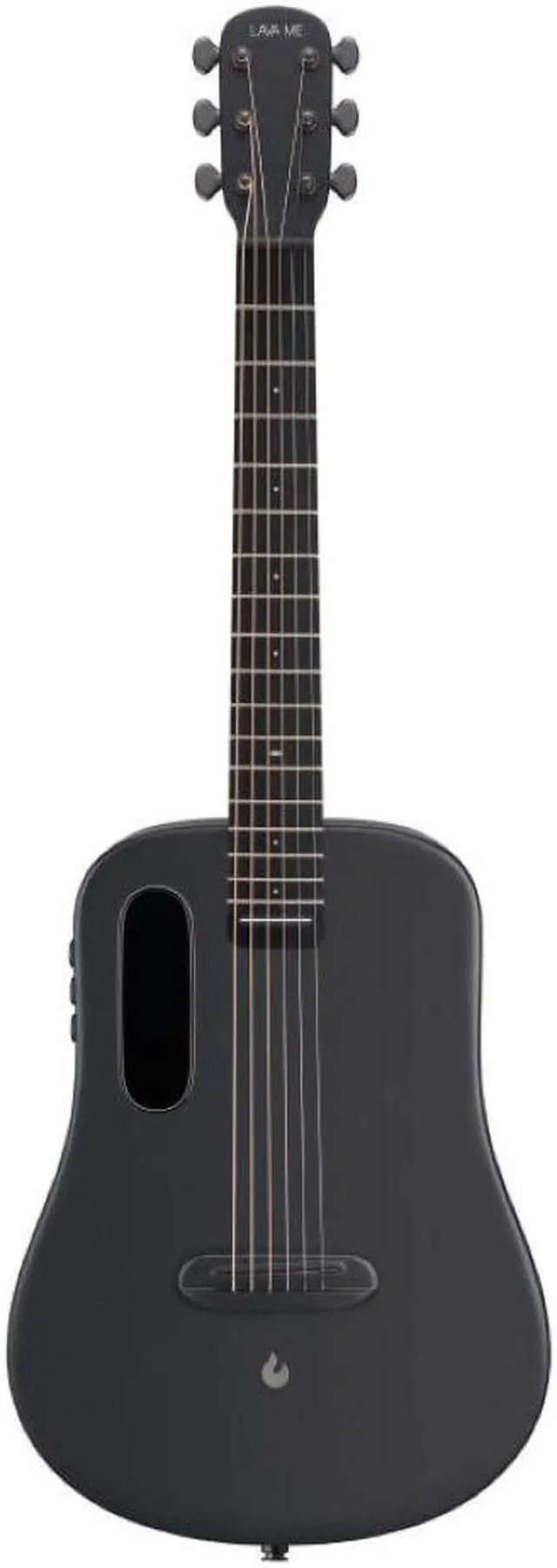 Alt view image 2 of 7 - LAVA ME AIR Carbon 36" with Airflow BagSpace Black Bundle with Classic Celluloid Guitar Pick 351 Shape Medley 12-Pack, Rok-It Tripod Guitar Stand, Kopul Premium 3000 Male Instrument Cable