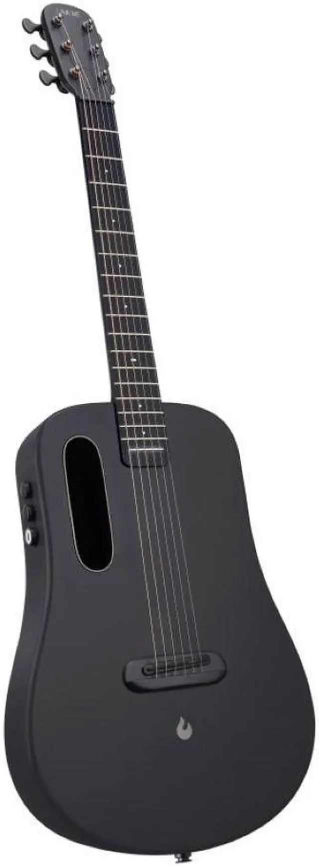 Alt view image 3 of 7 - LAVA ME AIR Carbon 36" with Airflow BagSpace Black Bundle with Classic Celluloid Guitar Pick 351 Shape Medley 12-Pack, Rok-It Tripod Guitar Stand, Kopul Premium 3000 Male Instrument Cable