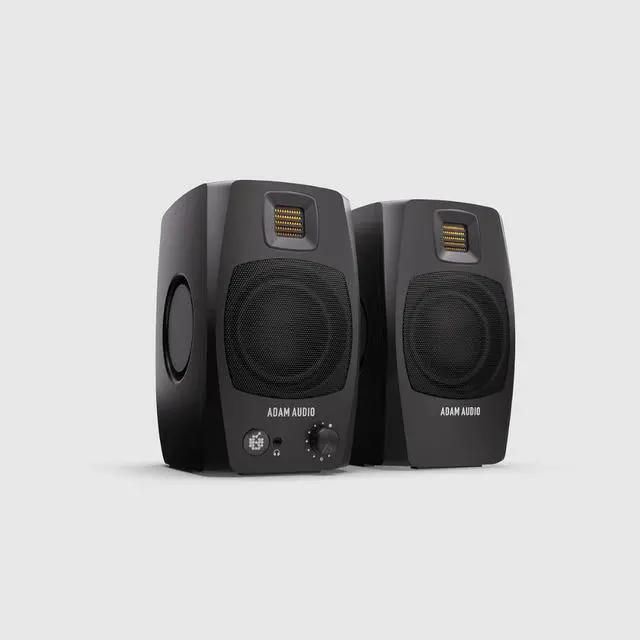Alt view image 5 of 7 - Adam Audio D3V(Black) Active Desktop Monitoring System