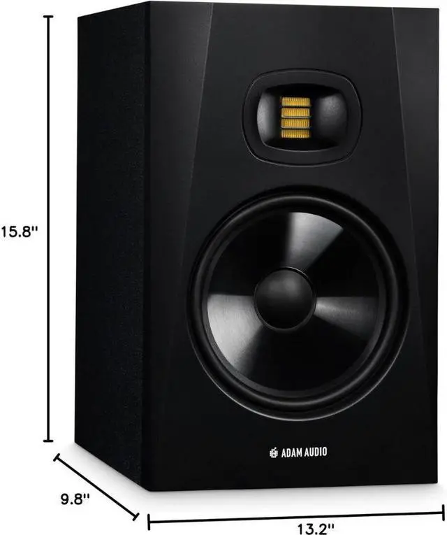 Alt view image 3 of 6 - Adam Audio T8V T-Series Active Nearfield Monitor (Single)