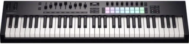 Alt view image 2 of 7 - Novation Launchkey 61 MK4 USB MIDI Keyboard Controller (61 Keys)