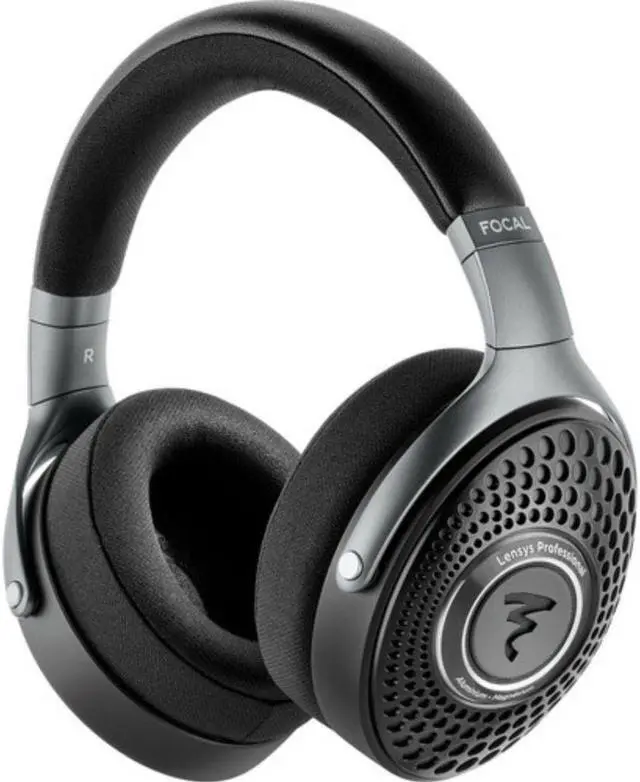 Alt view image 2 of 7 - Focal Lensys Professional Wired Over-Ear Closed-Back Headphones Bundle with Auray Headphone Holder With Padded Cradle and Garfield Headphone Softie Earpad Covers (Black, Pair)